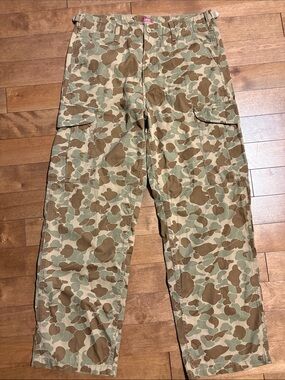 Levi's Men's Cargo Pants in Brown and Green Camo